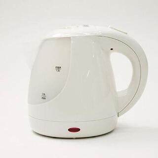 コードレス 電気ケトル 1.2L ECO コンパクト 安心・安全設計