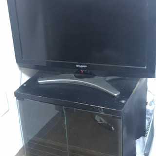 液晶テレビ  SHARP  AQUS  + テレビ台
