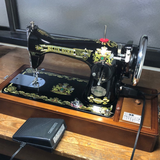 【商談中】整備済！ブルーバード復刻版 アンティークミシン