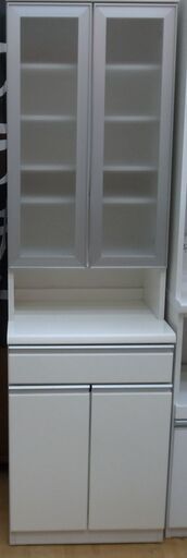 オープン食器棚　ＬＣＣＩＡ　ホワイト