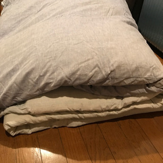 シングル 掛け布団 敷布団セット  7月末までの画像