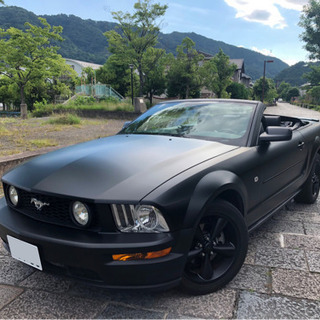 激渋☆マッドブラック☆フォード☆マスタング☆コンバーチブル☆実走...