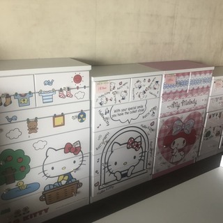新品！キティーちゃんチェスト！マイメロもあるよ～！色んな種類あります！見に来てね～♪の画像