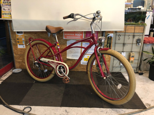 「値下げ！」26インチ ビーチクルーザー 6段変速