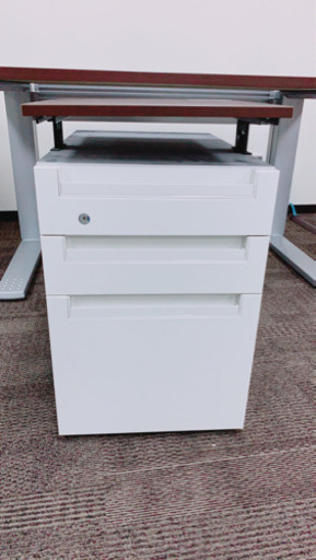 7/4迄 : (社長、役員用)高級事務デスク用キャビネット(袖机)メーカー希望価格10万円美品