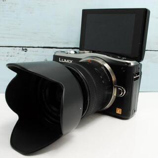 【美品！】WiFi&自撮り LUMIX GF6 ブラック 手振れ補正レンズキット
