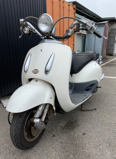 商談中　格安 ホワイト  カッコいいです♪ HONDA joker  50cc  原付 バイク