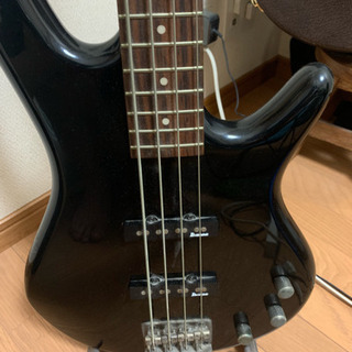 【近くまで引き取りに来て頂ける方】エレキベース ibanez n427【ボリュームつまみの1つが緩めです】の画像