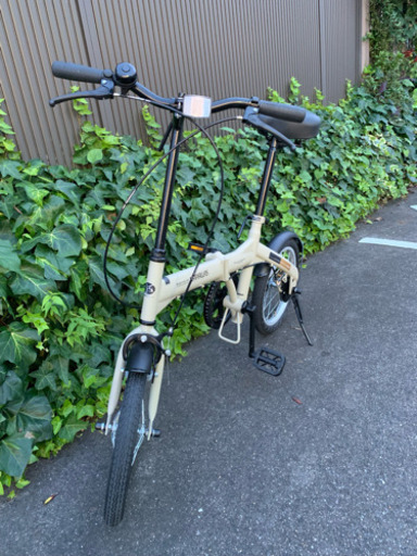 【極美品】16確折り畳み自転車マイパラス M-100-CA(カフェ) 池商 折りたたみ自転車 16インチ 折り畳み自転車 折畳自転車