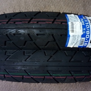 バイク タイヤ 未使用 前後セット IRC RS-310 90/90-18 M/C 51H 110/80-18 M/C 58Hの画像
