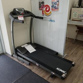 （7/6店）IGNIO ランニングマシン トレッドミル ランニングタイプ ウォーキング R16S 取扱説明書付 15000円