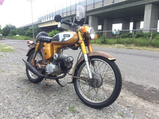 発送可★ヤマハ 超希少！ H3 始動動画有 カフェレーサー仕様 ビンテージ 90cc★交換下取り上取り可札幌