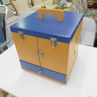 コスメBOX ジュエリー メイク 三面鏡 ボックス 木製 化粧箱...