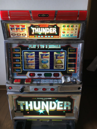 4号機 パチスロ実機サンダーV (不要機付き)