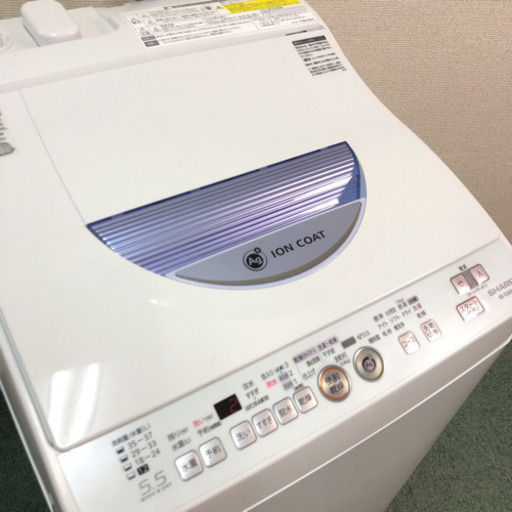 配達無料地域あり＊SHARP 2014年製 5.5kg 乾燥機能付き＊人気の型です＊