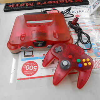ニンテンドー64 クリアレッド コントローラー1個 NUS-00...