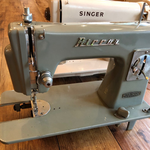 レトロ ミシン2個セット singer riccer シンガー リッカー 昭和レトロ アンティーク