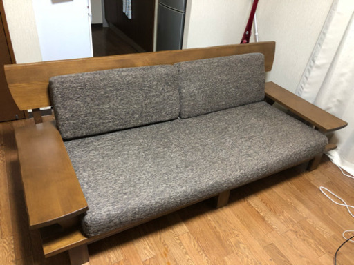 天然木ソファZEN善