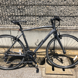 BIANCHI•ROMAⅡ•クロスバイク•アルミフレーム•空気入れ付き