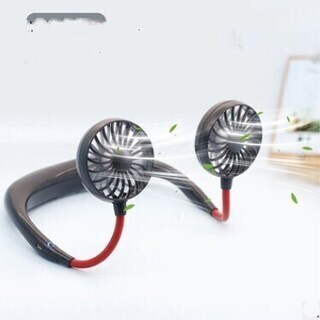 首にかけるタイプ★充電式 USB ミニファン★ 【新品】