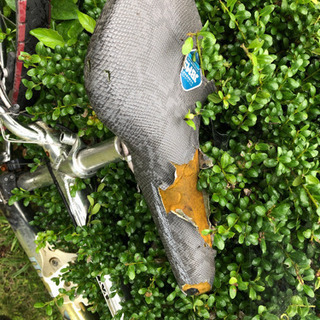 お買い上げ頂きありがとうございました。マウンテンバイク アルミフレーム レストアベースの画像