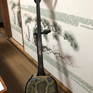 三線！人口皮の画像