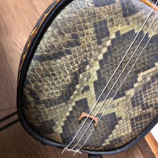 三線！人口皮の画像