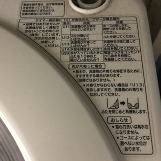 ジャンク品 洗濯機の画像