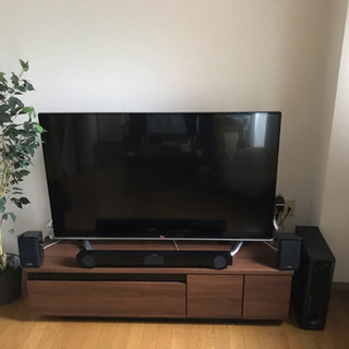 4K対応LGスマートテレビ55インチ&テレビ台&ヤマハホームシア...