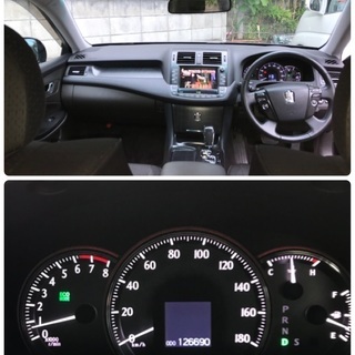 【8月末迄】☆最終値下げ☆早い者勝ち☆クラウン アスリート ☆社外18インチ付き 【ワーク ブラックメタルコート】の画像