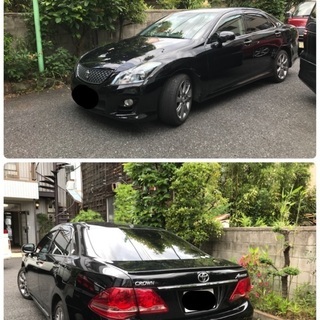 【8月末迄】☆最終値下げ☆早い者勝ち☆クラウン アスリート ☆社外18インチ付き 【ワーク ブラックメタルコート】の画像