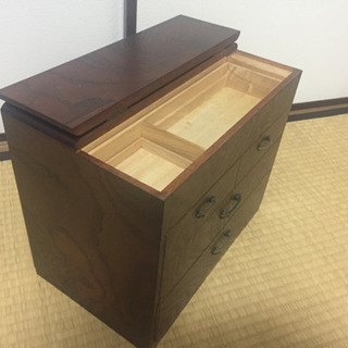 レトロ収納 木製 アンティークの画像