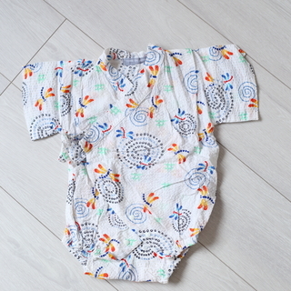 とんぼ柄甚平　サイズ70　男の子