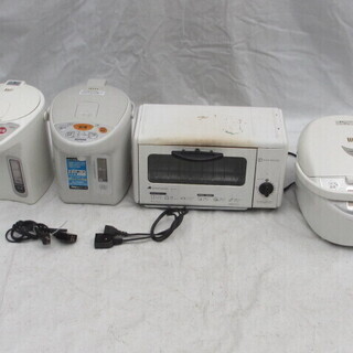 ☆地元のみ☆2.2L電気ポット２個　炊飯器　オーブントースター☆...