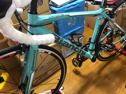 【美品】Bianchi Via Nirone 7 simano 105【チェレステ】