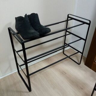 《受渡し完了》【２個セット】シューズラック【お渡し日限定】スチール製の画像