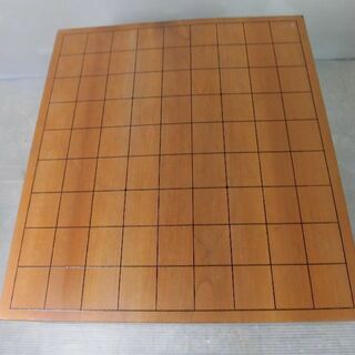 中古品　将棋盤　脚、ヘソありの画像