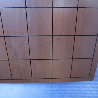 中古品　将棋盤　脚、ヘソありの画像
