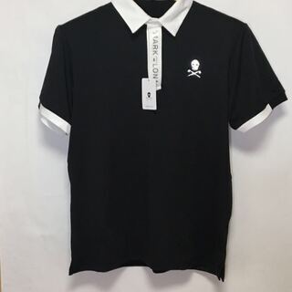 MARK&LONA マークアンドロナ 半袖ポロシャツ ロゴワッペン