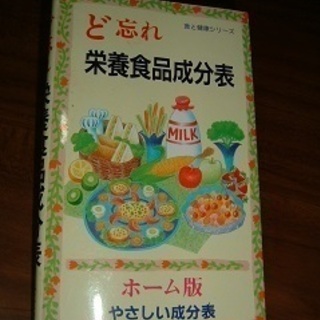 書籍・ど忘れ栄養食品成分表