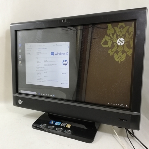 hp TouchSmart610-1220jp 23インチタッチパネル液晶一体型PC Core i3-2100/メモリ4GB/HDD1.0TB/Windows10
