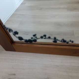 《受渡し完了》【お引渡し日限定】【条件付き無料】姿見　天然ウォルナットの画像