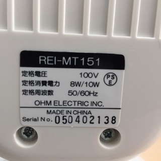 卓上スリムファン　E127の画像
