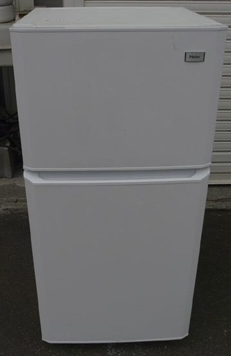 現状販売！ 未清掃  Haier ハイアール 冷凍冷蔵庫 JR-N106H 106L 2014年製