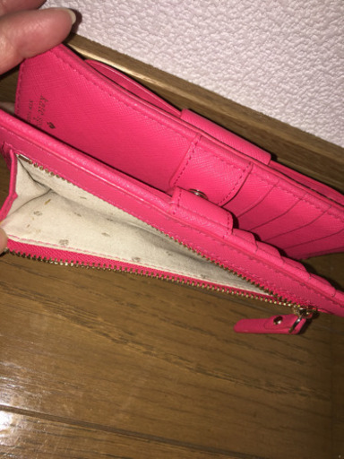 ケイトスペード リボンビジュー 長財布