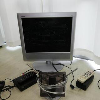 液晶テレビ、室内アンテナ、チューナー、セット