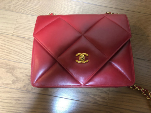CHANEL 赤マト 希少 チェーンショルダー