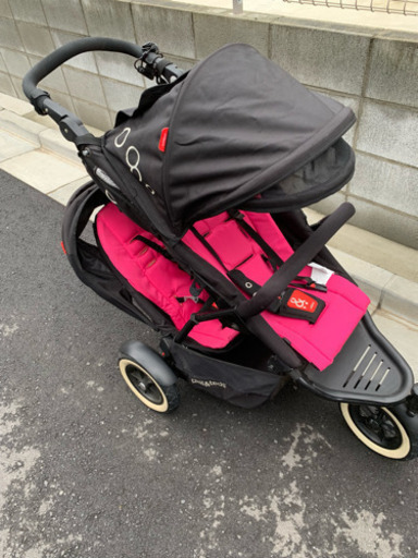 phil&teds フィルアンドテッズの二人乗りベビーカー