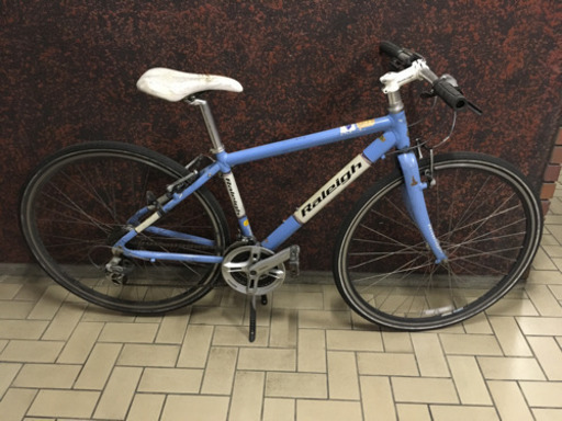 ラレー 自転車 水色 raleigh