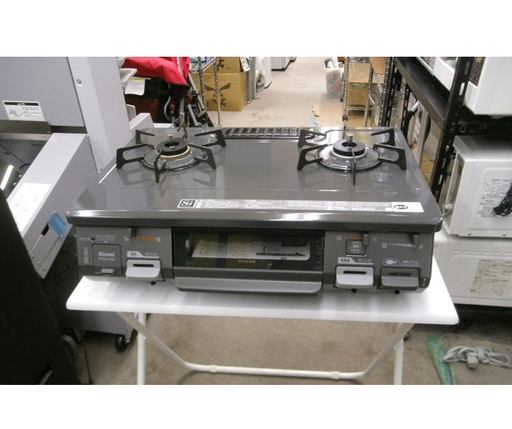 札幌 【使用期間3週間!】 2019年製 LP/プロパン ガステーブル ガスコンロ RT64JHS-R 右強火 水無しグリル